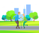 پیش‌نمایش فایل old-couple-is-dancing-in-park-10988687 از پک فعالیت افراد