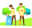 پیش‌نمایش فایل students-are-doing-waste-management-10988700 از پک فعالیت افراد
