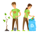 پیش‌نمایش فایل volunteers-are-picking-up-plastic-bottles-10988705 از پک فعالیت افراد