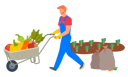 پیش‌نمایش فایل boy-is-loading-vegetables-in-trolley-10988649 از پک فعالیت افراد