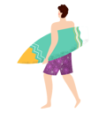 پیش‌نمایش فایل man-is-going-for-water-surfing-10988681 از پک فعالیت افراد