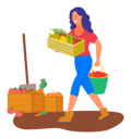 پیش‌نمایش فایل woman-have-gathered-fruit-baskets-10988648 از پک فعالیت افراد