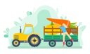 پیش‌نمایش فایل woman-is-loading-gardening-fruits-in-truck-10988643 از پک فعالیت افراد