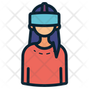 پیش‌نمایش فایل girl-wear-vr-headset-8571349 از پک متاورس