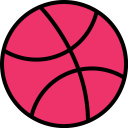 پیش‌نمایش فایل dribbble-34 از پک رسانه های اجتماعی