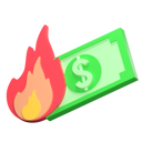 پیش‌نمایش فایل dollar-burn-7858733 از پک بحران اقتصادی