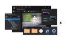 پیش‌نمایش فایل interface-3d-computer-graphics-game-engine-8741844 از پک برنامه‌های محبوب