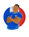 پیش‌نمایش فایل french-soccer-player-celebrating-6877968 از پک بازیکنان فوتبال در حال جشن