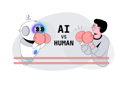 پیش‌نمایش فایل artificial-intelligence-robot-versus-human-fight-in-the-ring-8686449 از پک ربات هوش مصنوعی