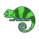 پیش‌نمایش فایل chameleon-2473318 از پک حیوانات