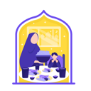 پیش‌نمایش فایل iftar-lunch-time-9032374 از پک عید قربان