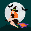 پیش‌نمایش فایل halloween-witch-9540968 از پک هالووین