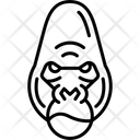 پیش‌نمایش فایل gorilla-face-7001946 از پک چهره حیوانات