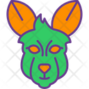 پیش‌نمایش فایل kangaroo-face-7002498 از پک چهره حیوانات