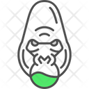 پیش‌نمایش فایل gorilla-face-7002595 از پک چهره حیوانات