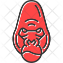 پیش‌نمایش فایل gorilla-face-7002745 از پک چهره حیوانات
