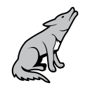 پیش‌نمایش فایل coyote از پک لوگوی سیستم عامل