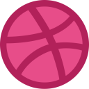پیش‌نمایش فایل dribbble-42 از پک لوگوی شبکه های اجتماعی