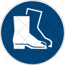 پیش‌نمایش فایل foot از پک علائم اقدام اجباری