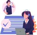 پیش‌نمایش فایل female-customer-care-operator-6921287 از پک خدمات مشتری