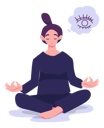 پیش‌نمایش فایل girl-doing-meditation-11472891 از پک روانشناسی