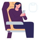 پیش‌نمایش فایل woman-looking-from-aero-plane-window-11482316 از پک فعالیت در هواپیما