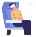 پیش‌نمایش فایل young-man-sleeping-on-plane-11482318 از پک فعالیت در هواپیما