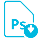 پیش‌نمایش فایل file-ps-download-adobe-design-document-photoshop-psd-tool از پک فایل ها