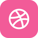 پیش‌نمایش فایل dribbble-162 از پک رسانه های اجتماعی
