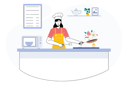 پیش‌نمایش فایل cafe-cook-making-food-5711604 از پک کافه