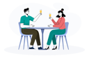 پیش‌نمایش فایل couple-drinking-cocktail-in-restaurant-5711614 از پک کافه