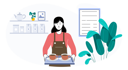 پیش‌نمایش فایل female-cafe-waiter-5711607 از پک کافه