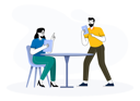 پیش‌نمایش فایل waiter-taking-order-from-woman-5711606 از پک کافه