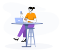 پیش‌نمایش فایل woman-using-gadget-in-cafe-5711602 از پک کافه