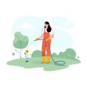 پیش‌نمایش فایل female-farmer-watering-sunflower-plant-6028850 از پک فعالیت کشاورزی