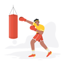 پیش‌نمایش فایل man-punching-with-boxing-gloves-6137979 از پک فعالیت های ورزشی