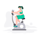 پیش‌نمایش فایل woman-doing-cycling-at-gym-6137969 از پک فعالیت های ورزشی