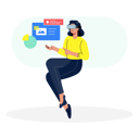 پیش‌نمایش فایل businesswoman-wearing-vr-glasses-6158072 از پک واقعیت افزوده و واقعیت مجازی