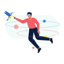 پیش‌نمایش فایل man-experience-using-virtual-reality-6158083 از پک واقعیت افزوده و واقعیت مجازی