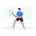 پیش‌نمایش فایل man-wearing-vr-glasses-and-playing-table-tennis-6158088 از پک واقعیت افزوده و واقعیت مجازی
