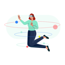پیش‌نمایش فایل space-experience-using-virtual-reality-6158080 از پک واقعیت افزوده و واقعیت مجازی