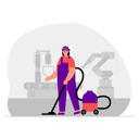 پیش‌نمایش فایل female-worker-cleaning-floor-using-vacuum-cleaner-6258334 از پک کارخانه