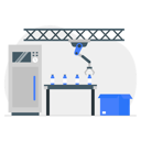 پیش‌نمایش فایل robotic-production-line-6258349 از پک کارخانه