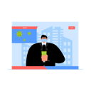 پیش‌نمایش فایل male-journalist-giving-corona-news-6271207 از پک روزنامه نگار