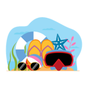 پیش‌نمایش فایل beach-sports-equipment-6275536 از پک فعالیت ساحلی