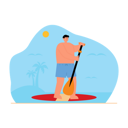 پیش‌نمایش فایل boy-riding-kayak-at-beach-6275528 از پک فعالیت ساحلی