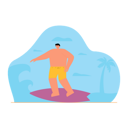پیش‌نمایش فایل boy-surfing-using-surfboard-6275546 از پک فعالیت ساحلی