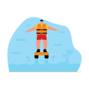 پیش‌نمایش فایل man-enjoying-flyboarding-at-beach-6275530 از پک فعالیت ساحلی