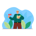 پیش‌نمایش فایل adventurer-holding-wild-flower-and-book-6300270 از پک حیات وحش
