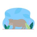 پیش‌نمایش فایل hippo-6300247 از پک حیات وحش